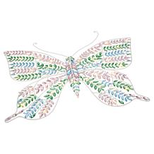 august & leo Acrylic Jewel Butterfly Wall Light with Timer