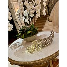 august & leo Jeweled Cornucopia Tabletop Décor