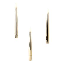August & Leo Set of 10 Metallic Taper Candle