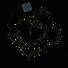 august & leo Set of 2 Crystal Beaded LED Garlands with Timer