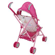 Baby Alive Doll Stroller with Retractable Canopy & Safety Harness