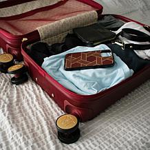 Badgley Mischka Diamond 3-Piece Expandable Luggage Set