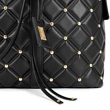 Badgley Mischka Quilted Travel Tote Weekender Bag