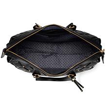 Badgley Mischka Quilted Travel Tote Weekender Bag