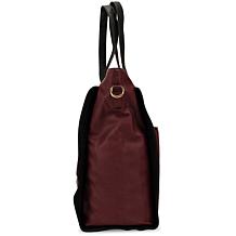 Badgley Mischka Rose Vegan Leather Travel Tote Weekender Bag