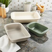 Balance 1.27qt Rectangular Stone Baking Dish - Sage 