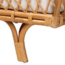 bali and pari Akemi Rattan Daybed with Cushion