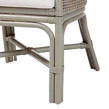 bali and pari Bella Rattan Dining Chair with Cushion