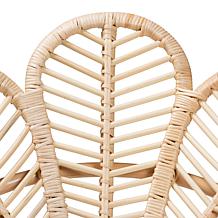 bali & pari Bianca Modern Bohemian Flower Chair