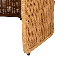 bali and pari Carina Rattan Barrel Dining Chair