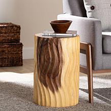 bali and pari Fuchsia Wood Side Table