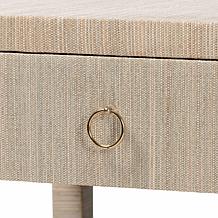 bali and pari Nata 1-Drawer Nightstand with Woven Grasscloth