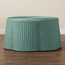 bali and pari Palm Green Rattan Coffee Table