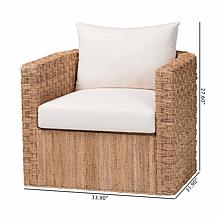 bali and pari Rhinos Seagrass Arm Chair
