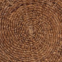 bali and pari Riau 46.9" Round Seagrass Coffee Table