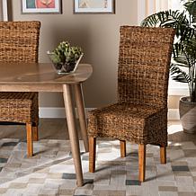 bali & pari Trianna Rustic Transitional Dining Chair
