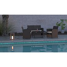 Balkene Home Ashville 4-piece Wicker Patio Set