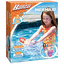 Banzai 3 Piece Splash 'N Go Mermaid Water/Pool Toy Dive Set