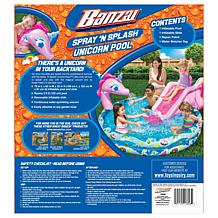 Banzai Spray 'N Splash 60" Unicorn Pool