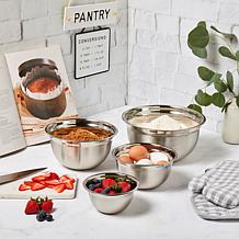 Basic Essentials Stainless Steel Mixing Bowls - Set of 4