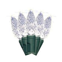 Battery-Operated C6 LED Light Set - White