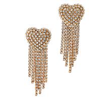 BAUBLEBAR Cara Heart Tassel Sparkle Earrings 