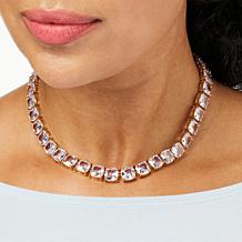 BAUBLEBAR Olivia 17" Goldtone Cubic Zirconia Statement Necklace