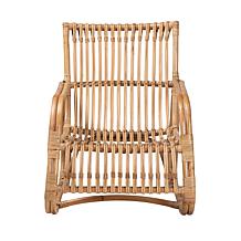 Baxton Studio Blanca Modern Bohemian Natural Rattan Accent Chair