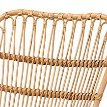 Baxton Studio Earvin Modern Bohemian Rattan 2-Piece Set