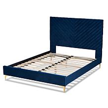 Baxton Studio Fabrico Contemporary Fabric King Size Platform Bed