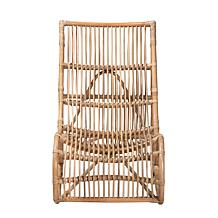 Baxton Studio Genera Modern Bohemian Natural Rattan Lounge Chair