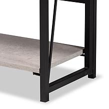 Baxton Studio Lakota Modern Industrial Metal 4-Tier Display Shelf