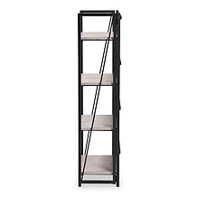 Baxton Studio Lakota Modern Industrial Metal 4-Tier Display Shelf