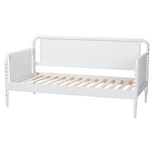 Baxton Studio Lucera Bobbin Mid-Century Inspired Daybed - Black Twin