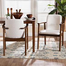 Baxton Studio Miyagi Dining Chair Set of 2