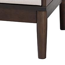 Baxton Studio Nikolai 23" Mid-Century Wooden Nightstand