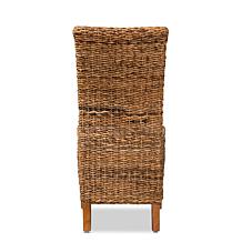Baxton Studio Trianna Rustic Transitional Rattan Dining Chair