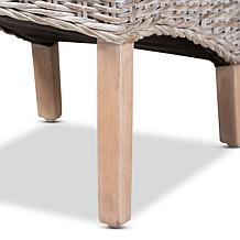 Baxton Studio Trianna Rustic Transitional Rattan Dining Chair