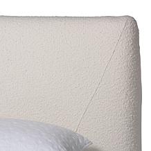 Baxton Studio Vinicio Mid-Century Modern King Set with Bed and Bench