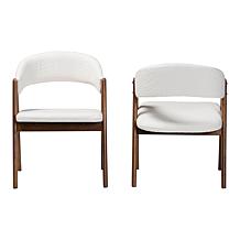 Baxton Studio Virden Dining Chair Set of 2