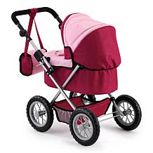 Bayer: Trendy Doll Pram for Dolls Up - Bordeaux, Red, Pink
