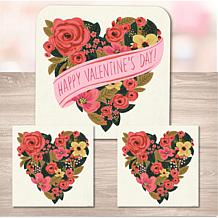 Be Mine II 6.5x6.5 Artboard Lid/20oz Candle & Coaster Set