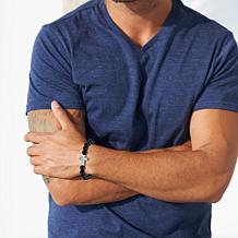 Beaded Bracelet with Cross