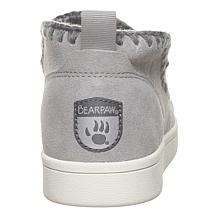 BEARPAW® Chrishell Suede Crochet Bootie w/Rain Repellent