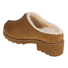 BEARPAW® Emily Suede Clog w/Rain & Stain Repellent