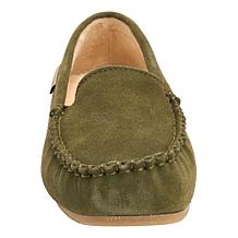 BEARPAW® Emmie Suede Moccasin with Rain Repellent