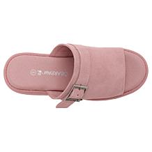 BEARPAW Frances Suede Open-Toe Clog