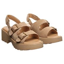 BEARPAW Gretchen Suede Slingback Sandal
