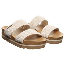 BEARPAW® Mandy 2-Band Crochet Sandal