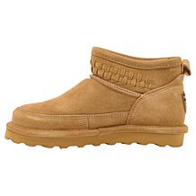 BEARPAW® Marabel Woven Shaft Suede Bootie with Rain & Stain Repellent